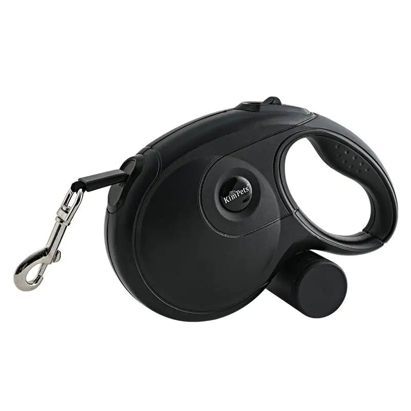 Retractable Dog Leash with One Button Lock and Grip